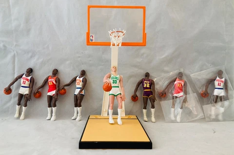 1989 Kenner Starting Lineup SLU NBA Basketball Slam Dunk Lot Magic Bird Ewing Cover