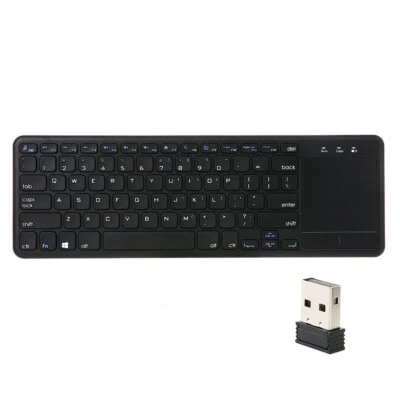 2.4G Wireless Touchpad Keyboard Multi Ultra-slim with USB Receiver V4A3 - Image 1 of 4