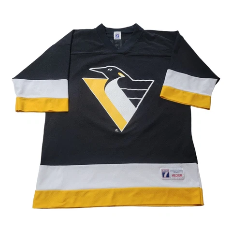 Vintage Pittsburgh Penguins Jaromir Jagr Jersey Adult Size Medium Logo 7 Black Cover