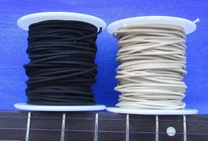 Alambre para guitarra empujante hacia atrás de tela estañada GAVITT 22 AWG 100 PIES = 50 NEGRO Y 50 BLANCO - Imagen 1 de 4