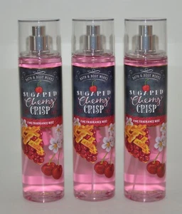 3 NEUE BATH & BODY WORKS ZUCKERKIRSCHE KRISP FEINER DUFT NEBEL KÖRPERSPRAY 8OZ - Bild 1 von 5