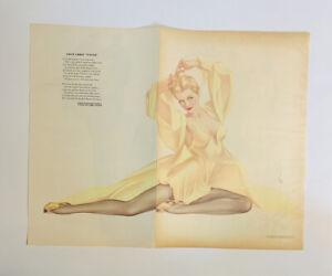 “Enchanted Evening” by Alberto Vargas Pin Up vintage print Esquire page