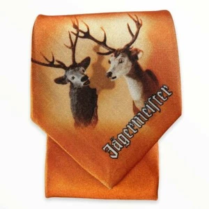 Jägermeister Krawatte Rudi 135m Schlips Polyester 2001 selten rar - Bild 1 von 5