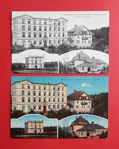 2 x AK TEICHWOLFRAMSDORF bei Werdau um 1910 Erholungsheim ( 39156 - Bild 1 von 2
