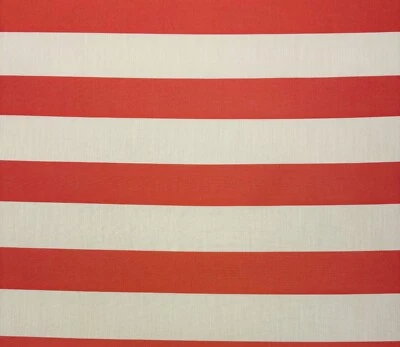 SUNBRELLA CHRONICLE MELON ORANGE SAND STRIPE OUTDOOR INDOOR FABRIC BY YARD 54"W - Image 1 of 4