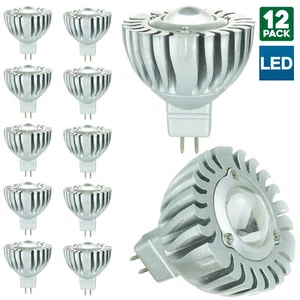 12 Pack Sunlite MR16 Mini Reflector, 12 Volt, GU5.3 Base Bulb, 6500K Daylight - Picture 1 of 3