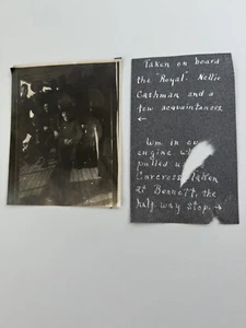 Fotografía original de Nellie Cashman de los años 20 a bordo del Royal en Bennett To Carcross - Imagen 1 de 5