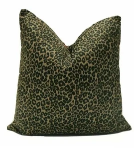 Set of 1- Art Of The Loom Leopard 18" / 45cm Cushion Covers - Picture 1 of 4