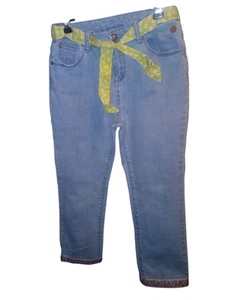 Matilda Jane Enchanted Garden Jeanius Jeans Girls Size 10 Adjustable Waist - Picture 1 of 6