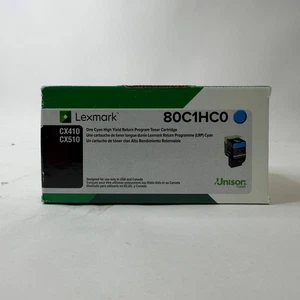 Neue Lexmark 80C1HC0 Tonerkassette Cyan - Bild 1 von 5