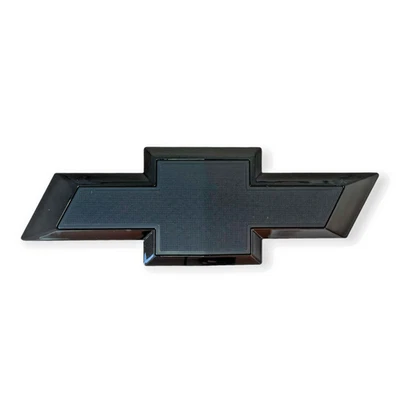 Chevy Silverado parrilla pajarita emblema negro 2014-2015 1500 15-19 2500HD 3500HD Foto 1 de 3
