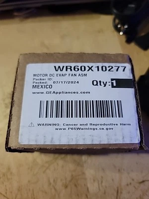 Motor Ventilador Evaporador GE WR60X10277 Original NOS/NUEVO EN CAJA (caja abierta para tomar foto)  Foto 1 de 4