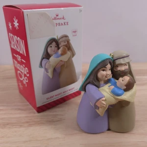 Punze Stille Nacht Heilige Nacht Ornament Magie XMAS Maria Josef Jesus geprüft - Bild 1 von 11