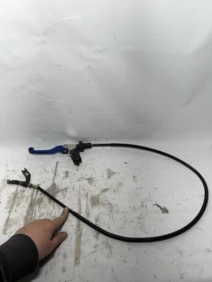 Yamaha YZ250F 2001 cable de embrague OEM con palanca de embrague azul Foto 1 de 4