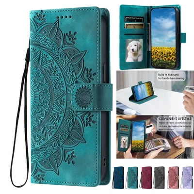 For LG K40 V30 Q60 K50 G6 Shockproof Anti Scratch Flip Leather Wallet Stand Case - Image 1 of 4