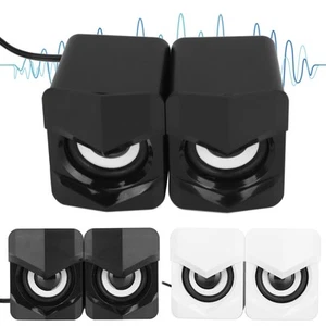 USB Wired Computer Speaker Mini Multimedia Desktop Speaker For PC Monitor Mob CB - Afbeelding 1 van 28