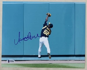 Foto firmada por Andrew McCutchen de 8x10 - Certificado de autenticidad Beckett - Piratas de Pittsburgh - Imagen 1 de 3