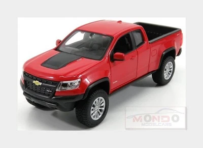 1:27 Maisto Chevrolet Colorado Zr2 Pick-Up 2017 Red Black MI31517R Modellino - Photo 1/2