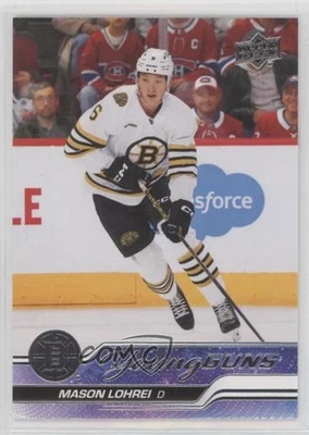 2023-24 Upper Deck Series 2 Young Guns Mason Lohrei #497 Rookie RC - Image 1 of 2