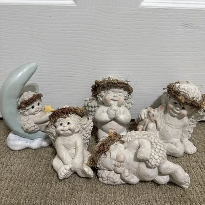 Dreamsicles '93-94- Lote de 5 figuras de querubines, todas firmadas “Kristin” Foto 1 de 4