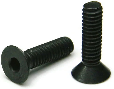 Black Oxide Stainless Steel Flat Socket Head Screw 1/4-20 x 3/4, Qty 25 - Image 1 of 2