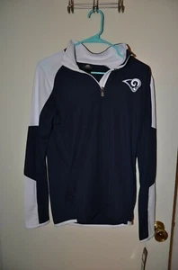 Los Angeles Rams 1/4 Zip Long Sleeve Pullover Youth L (14-16) - Picture 1 of 3
