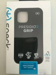 Speck Presidio2 Grip Series Schutzhülle für Apple iPhone 12 Mini 5,4" - Schwarz Neu - Bild 1 von 2