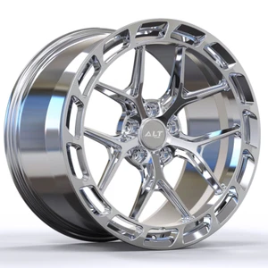 20" 21" ALT RSL-5 Forged Chrome Wheels for Corvette C8 Stingray Base Z51 - Picture 1 of 3
