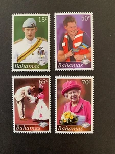 BAHAMAS 2012 DIAMANTE JUBILEO Y VISITA DEL PRÍNCIPE HARRY 4v MNH COMO NUEVO SG1625/28 - Imagen 1 de 1