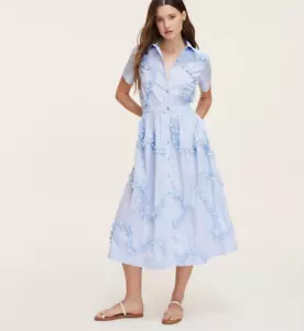 Kate Spade NY Target Women's Ribbon Short Sleeve Midi Shirtdress Medium - Picture 1 of 2