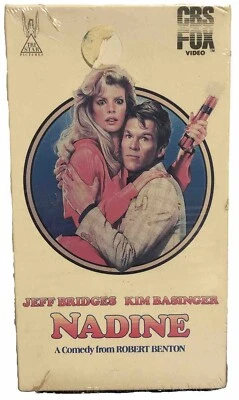 Nadine 1987 VHS Jeff Bridges Kim Basinger Obscure 80's Movie Romantic Comedy VTG - Image 1 of 4