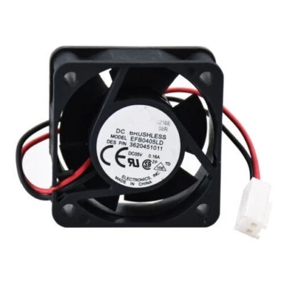 EFB0405LD for Delta Switch Server Two Ball Bearing 4cm 5V 0.16A 2Pin Cooling Fan - Image 1 of 2
