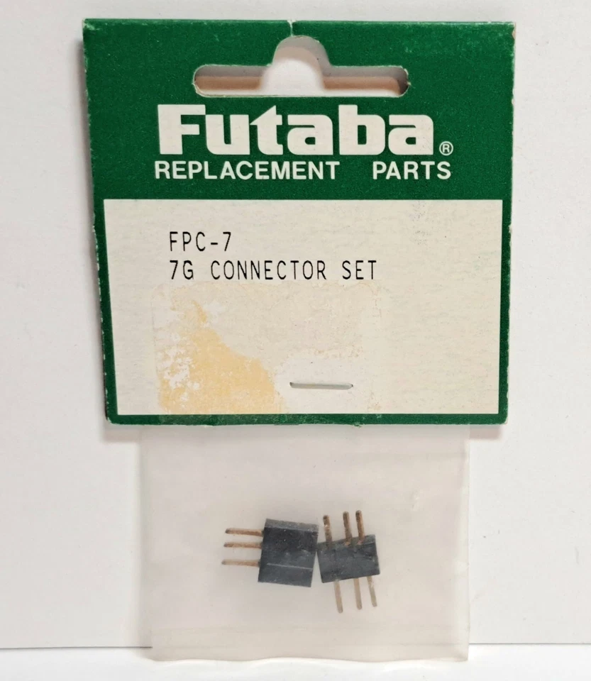 Original FUTABA RC Airplane Part #FPC-7 7G Connector Set New Old Stock - Image 1 of 1