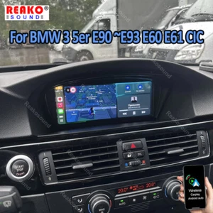 8.8'' For BMW 3 5er E90~E93 E60 E61 CIC Wireless CarPlay TouchScreen AutoRadio - Picture 1 of 19