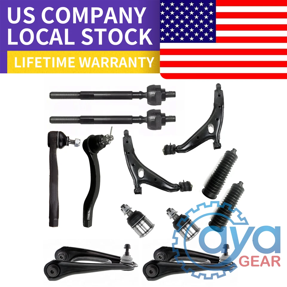 Kit de 12 brazos de control inferiores y superiores delanteros para Honda CR-V 1997 1998 1999 2000 2001 Foto 1 de 1