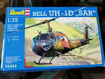 Revell elicottero esercito Bell UH-1D SAR NOTARZT MEDICO ELISOCCORSO 1/72 04444 - Immagine 1 di 2