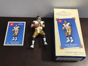 2002 Hallmark Keepsake Ornament, Football Legends "Kurt Warner" - PRE-OWNED  - Picture 1 of 6