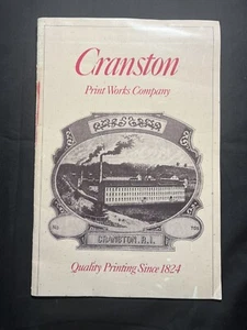 1985 Cranston Print Works Company Textilien Unternehmensbericht Magazin Werbung - Bild 1 von 7