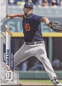 DARLO AGRAZAL RC 2020 Topps Update Base ROOKIE Card - DETROIT TIGERS - #U-265 - Picture 1 of 1