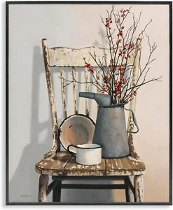 Stupell Industries Vintage Rustic Things Neutral Painting Framed Giclee Art Desi - Picture 1 of 8