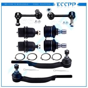 New 8pcs Front Ball Joints Tie Rods Sway Bars Kit For 2004-2006 Chevrolet SSR
