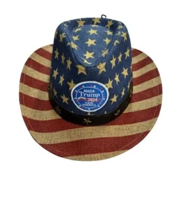 MAGA Trump 2024 SAVE AMERICA Commemorative cowboy hats.Brand New! -2pcs - Picture 1 of 3