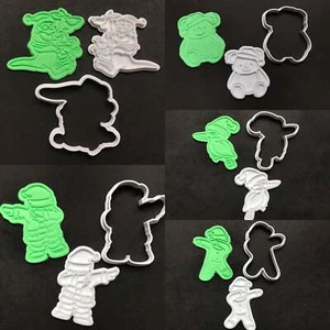 Aussie Christmas Cookie Cutters Father Xmas Gingerbread Man dab Koala Kookaburra - Picture 1 of 14