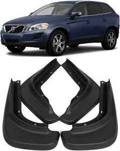 New Genuine Front & Rear Splash Guards Mud Flaps Fender FOR 2010-2013 Volvo XC60 - Picture 1 of 7