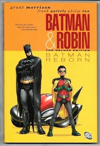 BATMAN AND ROBIN Vol. 1 - Batman Reborn 2010 HC 1st NM G Morrison, F Quitely - Imagen 1 de 2
