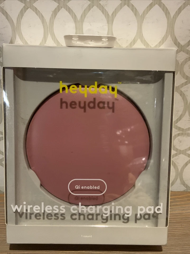 heyday 6' Qi Wireless 5W Puck - Dusty Coral