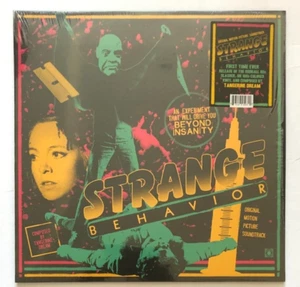 Tangerine Dream Strange Behaviour Neon Twist Vinyl Record New Sealed TV029 - Picture 1 of 4