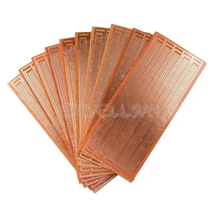 10Pcs 8.5x20cm DIY Soldering Prototype Paper PCB Universal Matrix Circuit Board - Picture 1 of 5