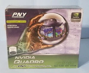 Nvidia PNY Quadro NVS 280  64MB PCI  DDR SDRAM Video Card VCQ280NVS NEW sealed - Picture 1 of 3
