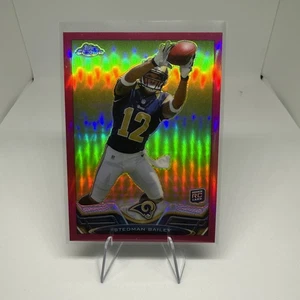 2013 Topps Chrome #163 Stedman Bailey Pink Refractors #/399 4087 - Imagen 1 de 2